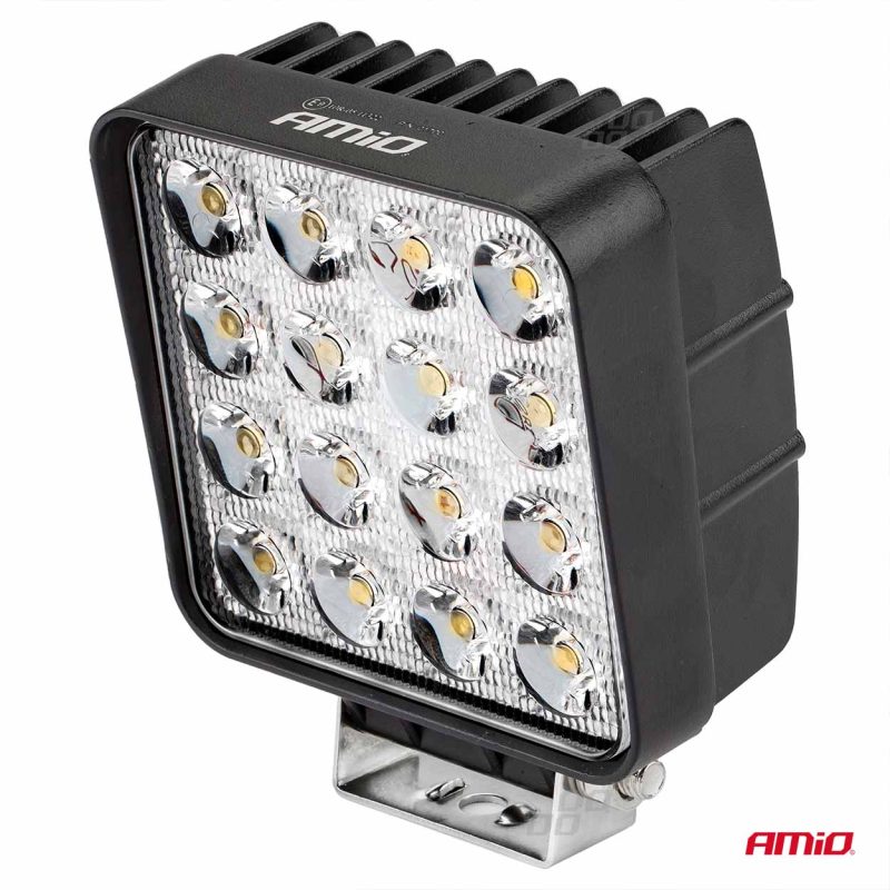 Pracovné LED svetlo 16x LED AWL05 EMC 108x108 48W FLAT 9-60V – Obrázok 6