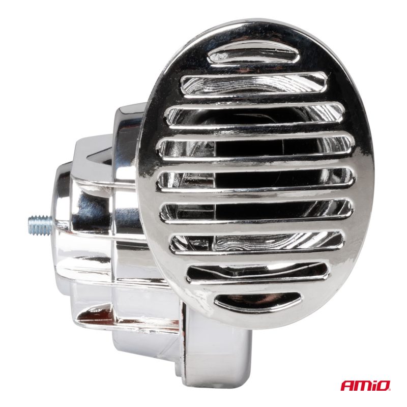 Klaksón Chrom 12V CHR-01 2ks – Obrázok 2