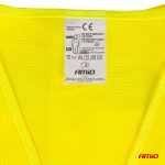Reflexná vesta XXL žltá s certifikátom AMiO-01734 – Obrázok 4