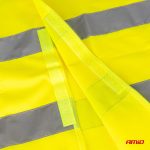 Reflexná vesta XXL žltá s certifikátom AMiO-01734 – Obrázok 6