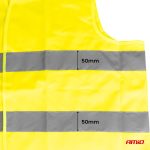 Reflexná vesta XXL žltá s certifikátom AMiO-01734 – Obrázok 7