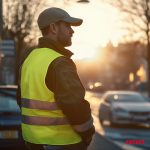 Reflexná vesta XXL žltá s certifikátom AMiO-01734 – Obrázok 3