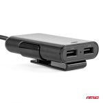 Autonabíjačka predná-zadná s predlžovacím káblom 4 USB – Obrázok 3