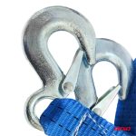 Ťažný popruh 2500kg, 35mm, 4m zakončenie hák+hák – Obrázok 2