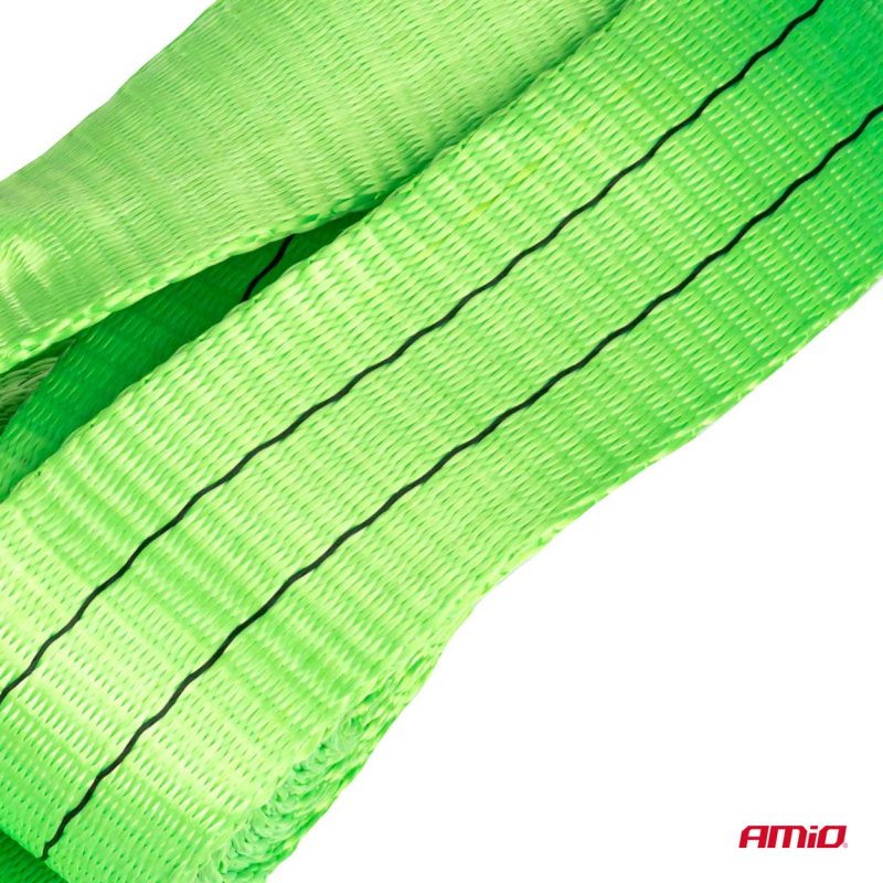Ťaźný popruh 5m 60mm 9t zakončenie Hák+Hák – Obrázok 2