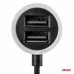 Nabíjačka do auta 12/24V Micro + 2x USB 2.4A PCH PRO-01 – Obrázok 4