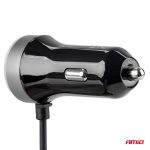 Nabíjačka do auta 12/24V Micro + 2x USB 2.4A PCH PRO-01 – Obrázok 6