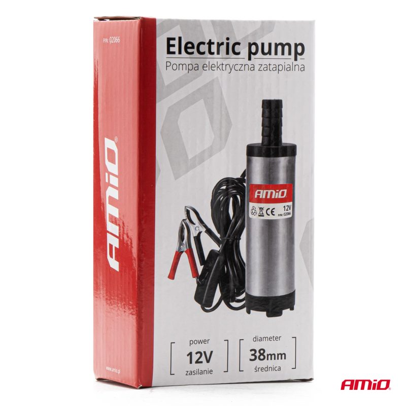 Elektrické čerpadlo na naftu 12V ponorné, priemer 38 mm – Obrázok 6