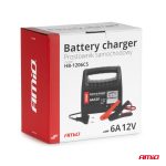Nabíjačka auto/moto batérií 6A, 12V AMiO SBC-6A – Obrázok 6