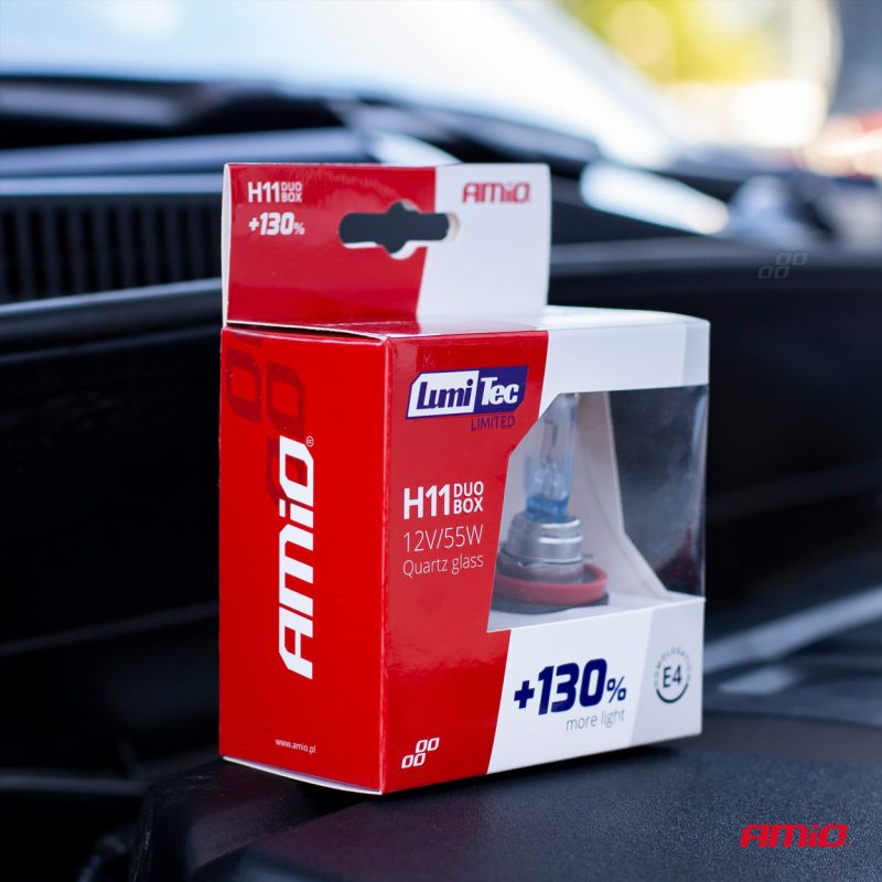 Halogénový DUO blister (2ks) H11 12V 55W sada LumiTec LIMITED +130% – Obrázok 4