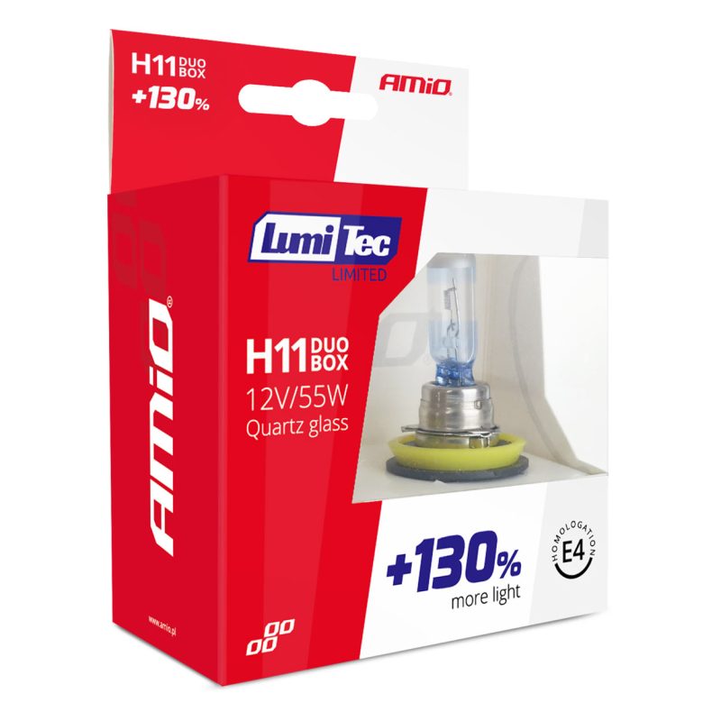 Halogénový DUO blister (2ks) H11 12V 55W sada LumiTec LIMITED +130% – Obrázok 9