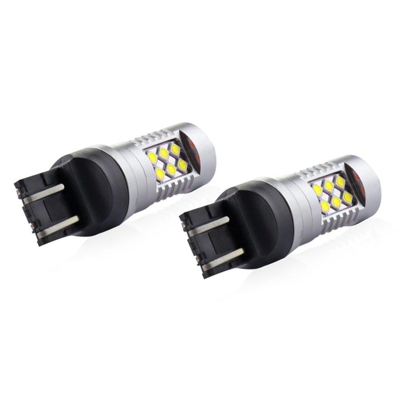 LED žiarovky CANBUS 3030 24SMD T20 7443 W21/5W White 12V/24V – Obrázok 3