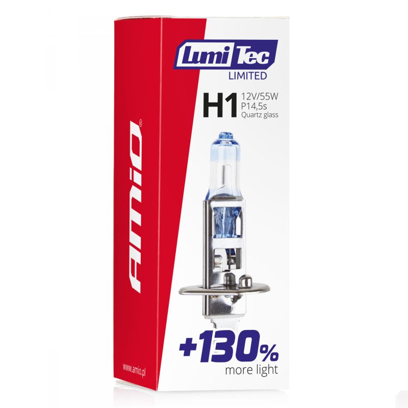 Halogénová žiarovka H1 12V 55W LumiTec LIMITED +130% – Obrázok 3