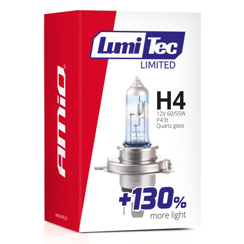 Halogénová žiarovka H4 12V 60/55W LumiTec Limited +130% – Obrázok 5