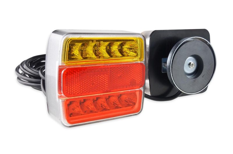 Sada zadných magnetových svietidiel pre prívesný vozík AMiO-02141 – Obrázok 4