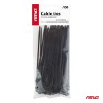 Sťahovacie pásky čierne 2,5x150mm - 100 ks – Obrázok 6