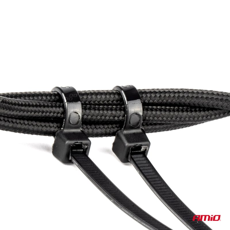 Sťahovacie pásky čierne 4,8x350mm - 100 ks – Obrázok 5