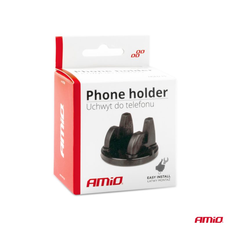 Držiak na mobil otočný 360° HOLD-15 AMiO-02186 – Obrázok 5