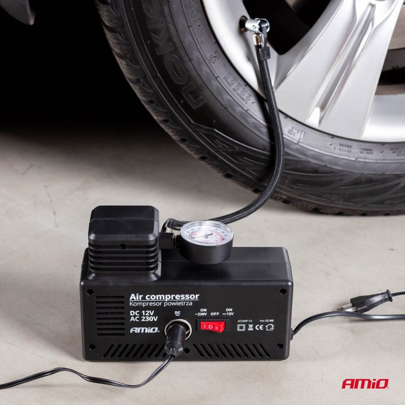 Kompresor do auta 12V/230V, Acomp-13 – Obrázok 4