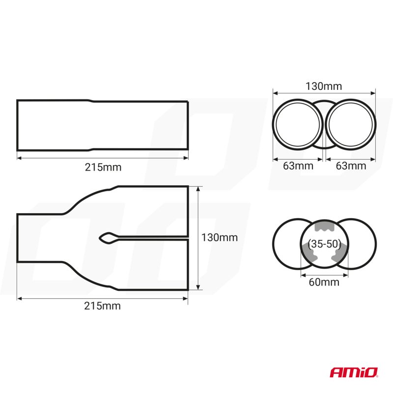 Koncovka výfuku MT 004B – Obrázok 5