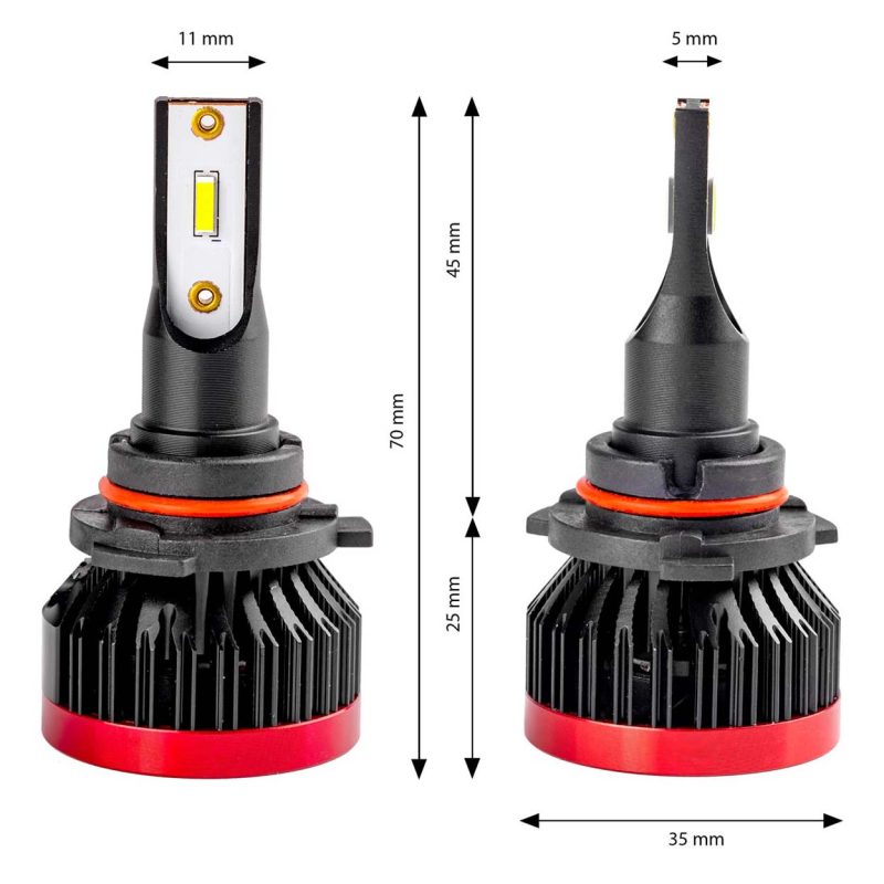 LED žiarovky hlavného svietenia HB4 9006 BF séria AMiO – Obrázok 6
