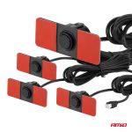 Parkovací asistent LED COB 4-senzorové čierne vnútorné 16,5mm – Obrázok 4
