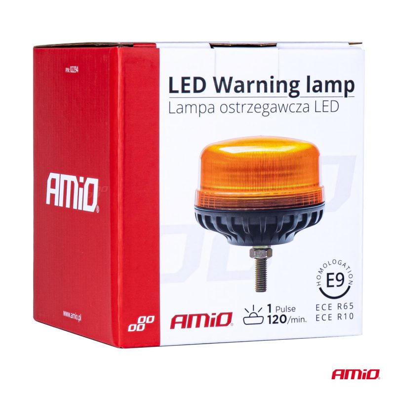 Výstražný maják W03SB na jednu skrutku R65 R10 36LED 12/24 V IP56 – Obrázok 6