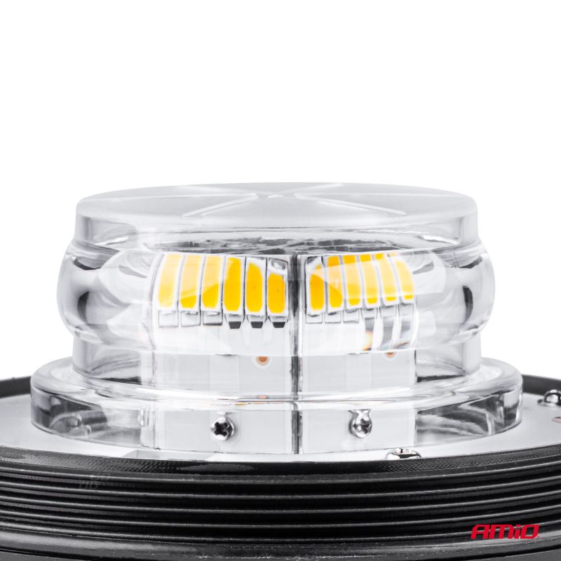 Výstražný maják W03M magnetický R65 R10 36LED 12 / 24V IP56 – Obrázok 4