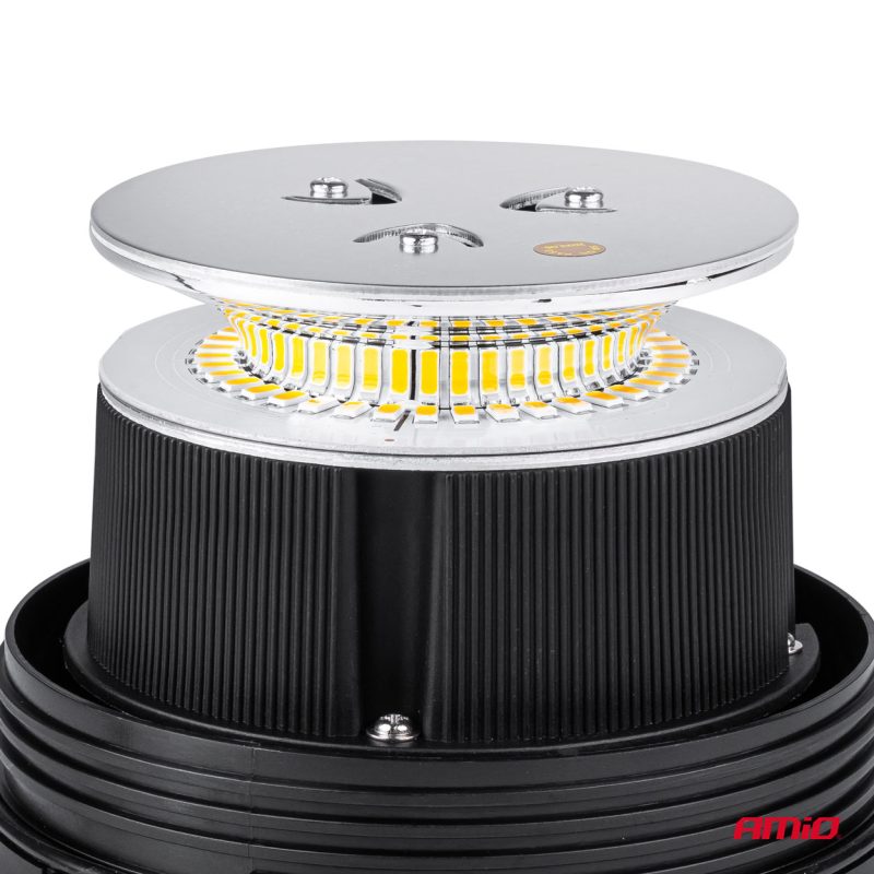 Výstražný maják W02M magnetický R65 R10 39LED 12 / 24V IP56 AMIO-02300 – Obrázok 6