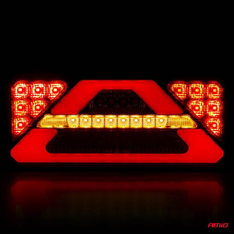Svetlo zadné združené LED dynamické ĽAVÉ RCL-02-L – Obrázok 2