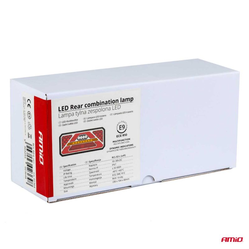 Svetlo zadné združené LED dynamické ĽAVÉ RCL-02-L – Obrázok 12
