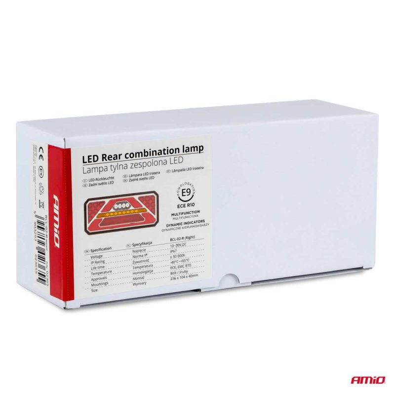 Svetlo zadné združené LED dynamické PRAVÉ RCL-02-R – Obrázok 12