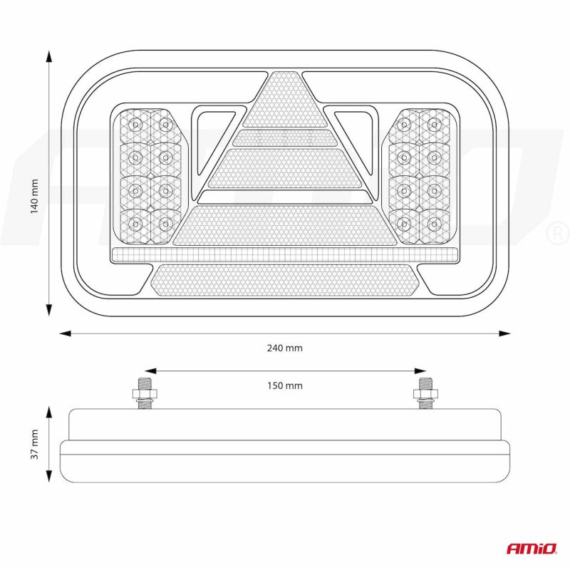 Svetlo zadné združené LED dynamické PRAVÉ RCL-03-R – Obrázok 14