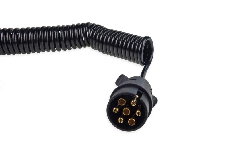 Špirálový kábel 7 pin 12V 6 m – Obrázok 2