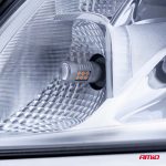 LED žiarovky CANBUS 3030 24SMD T20 7440 WY21W Oranžová 12V/24V – Obrázok 4