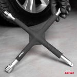 Pogumovaný krížový kľúč 17-19-21mm 1/2” AMiO-02402 – Obrázok 6