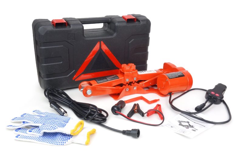 Elektrický trapézový zdvihák 3T 12V AMIO-02406 – Obrázok 3