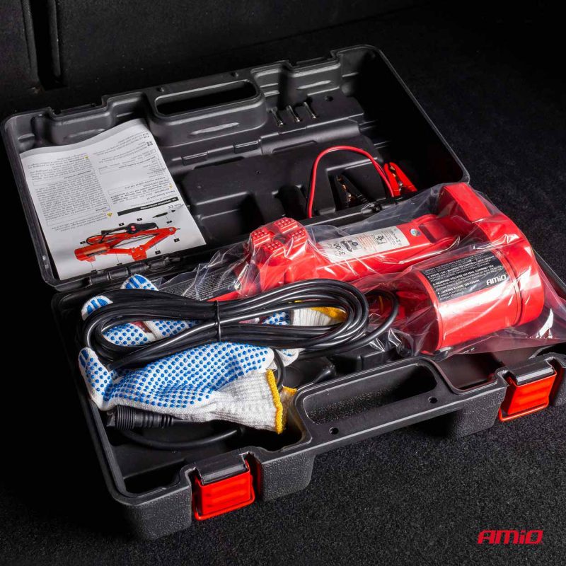 Elektrický trapézový zdvihák 3T 12V AMIO-02406 – Obrázok 4