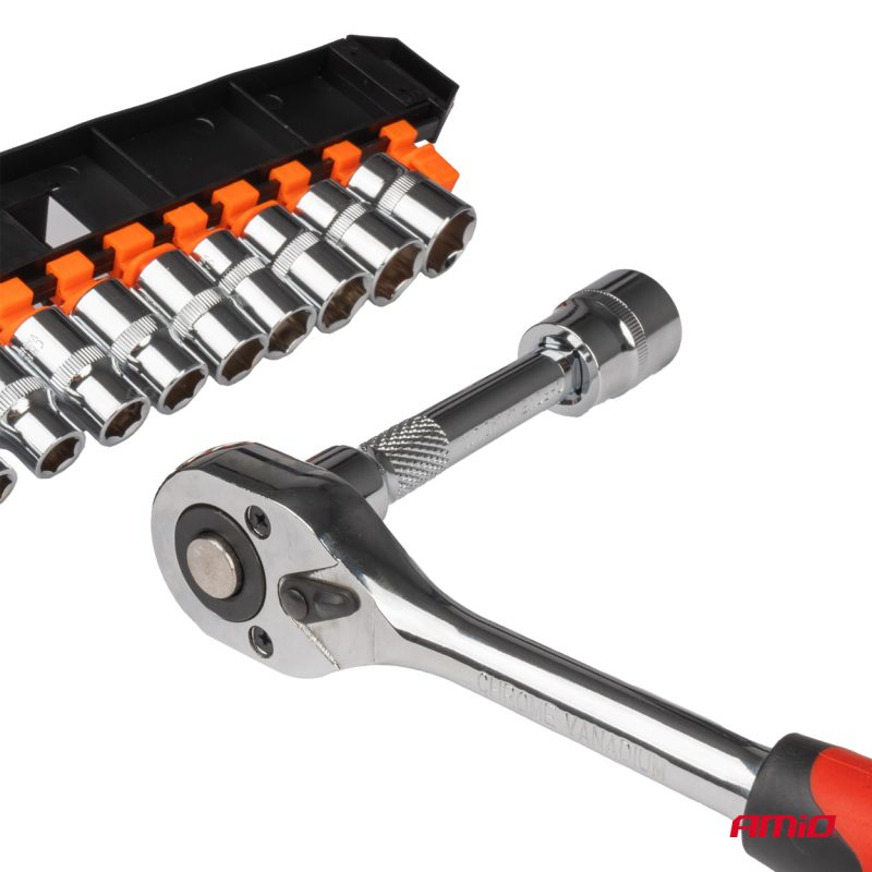 Sada nástrčných kľúčov 1" 10-24 mm, gola sada 11ks – Obrázok 4
