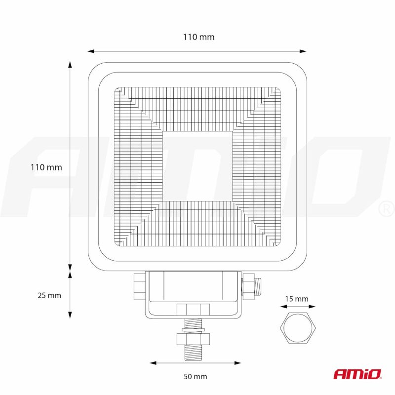 Pracovné LED svetlo AWL11 COB FLOOD 9-36V – Obrázok 13