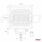 Pracovné LED svetlo AWL15 26LED COMBO 9-36V – Obrázok 11