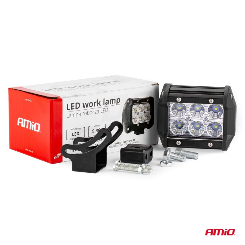 Pracovné LED svetlo AWL17 6LED FLOOD 9-36V – Obrázok 12