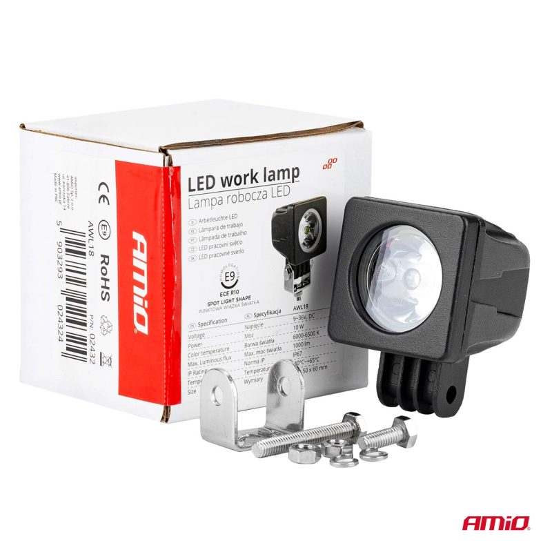 Pracovné LED svetlo AWL18 1LED HP SPOT 9-36V – Obrázok 9