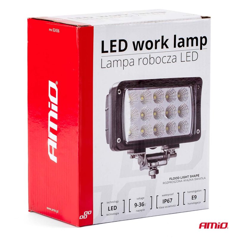 Pracovné LED svetlo AWL22 15LED FLOOD 9-36V – Obrázok 10