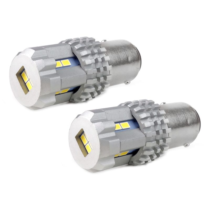 LED žiarovky CANBUS 3020 22SMD UltraBright 1157 BAY15D P21/5W White 12V/24V – Obrázok 2