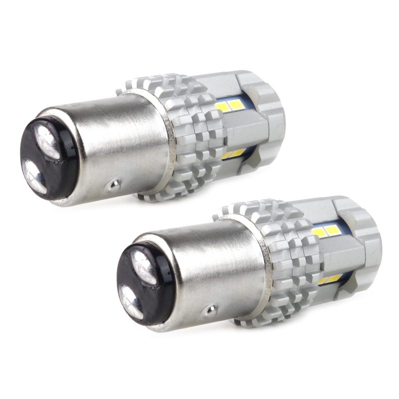 LED žiarovky CANBUS 3020 22SMD UltraBright 1157 BAY15D P21/5W White 12V/24V – Obrázok 3