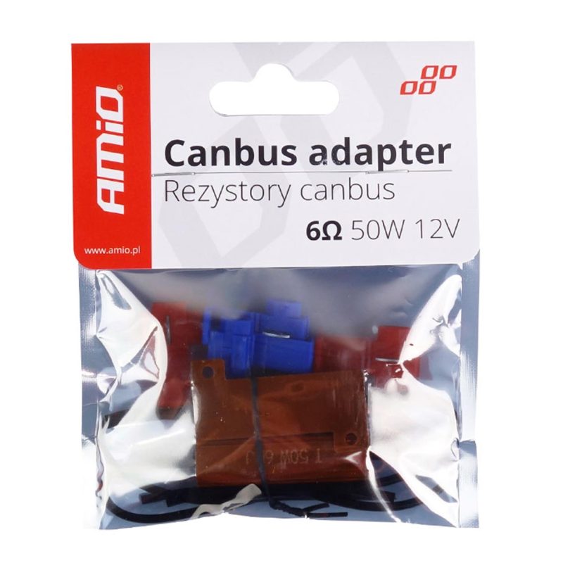 Rezistor pre LED žiarovky CANBUS 6Ohm 50W 2 ks AMiO-02452 – Obrázok 4