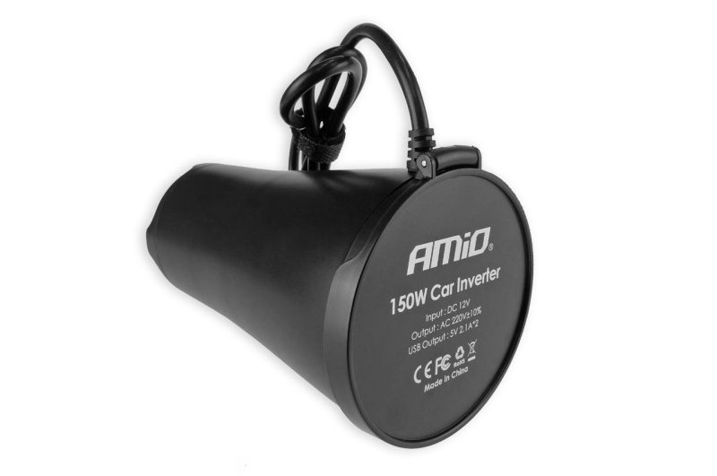 Menič napäta AMiO 12V/230V 150W/300W 2xUSB PI02 – Obrázok 2