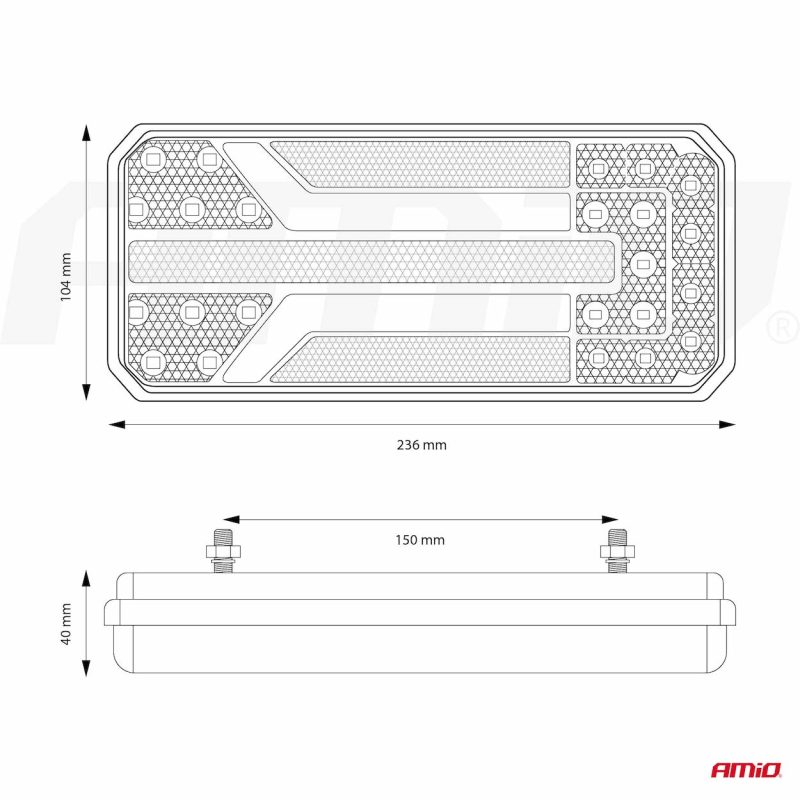 Svetlo zadné združené LED dynamické ĽAVÉ PRAVE- RCL-01-LR – Obrázok 14