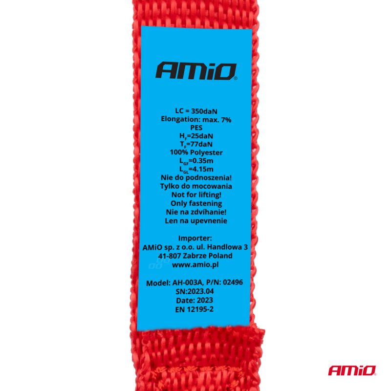 Upínacie pásy s račňou 700kg 25mm 4,5m 4ks BELT-03 – Obrázok 14